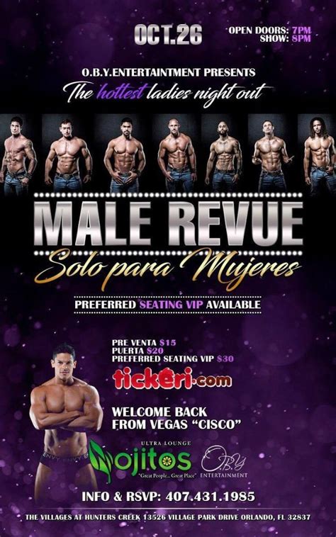 orlando male revue|Male revue events in Orlando, FL